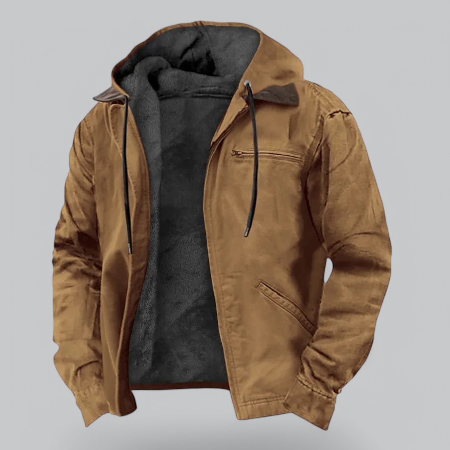 Vivanti | Men's Premium Stylish Fleece-Lined Hooded Jacket