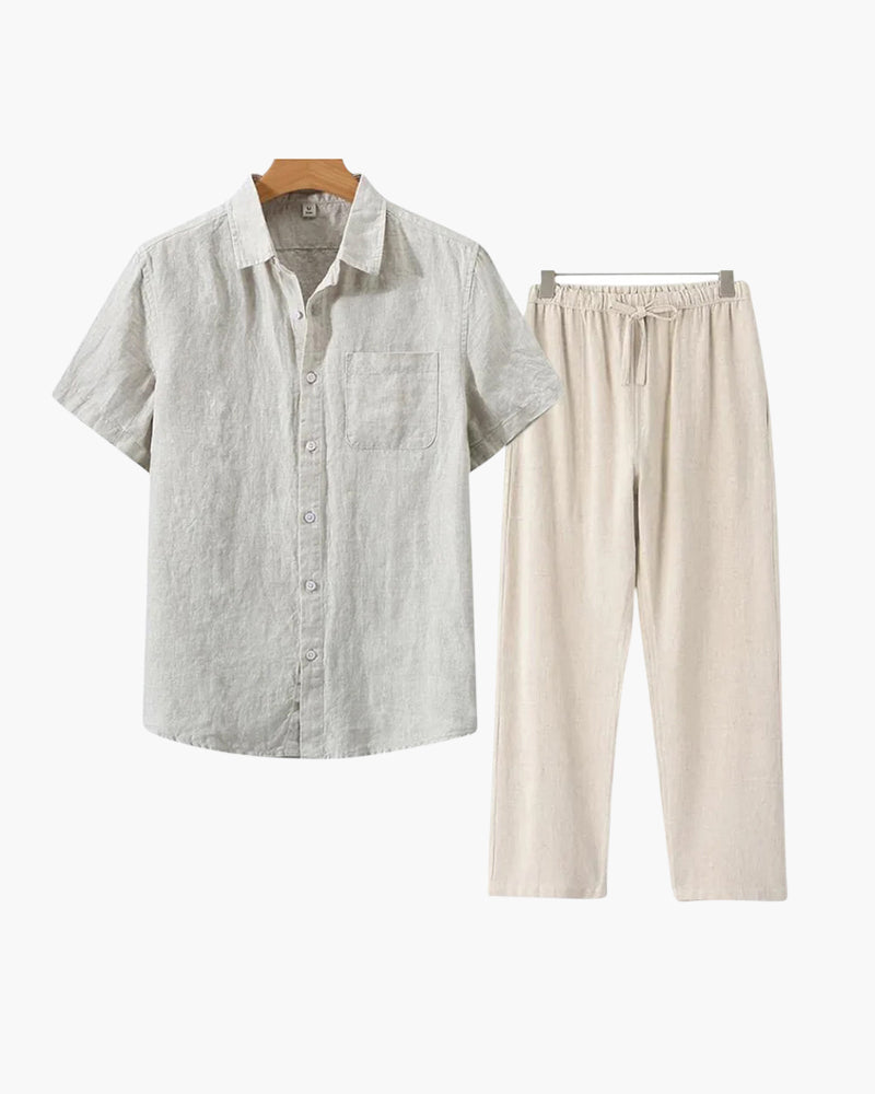 Mason| Men's Shirt and Pants Set| Two-Piece
