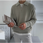 Edwin| Men's Quarter-zip Sweater| Oversized