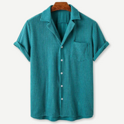 Keaton| Men's Ribbed Shirt| Short Sleeve