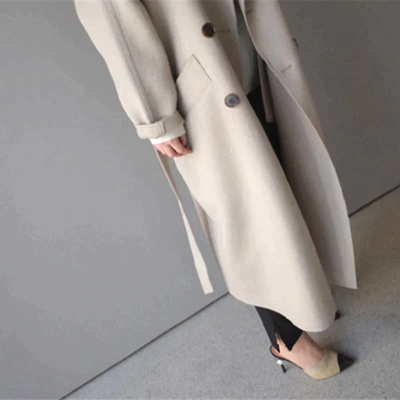 Coledro - Woman's Long Wool Coat