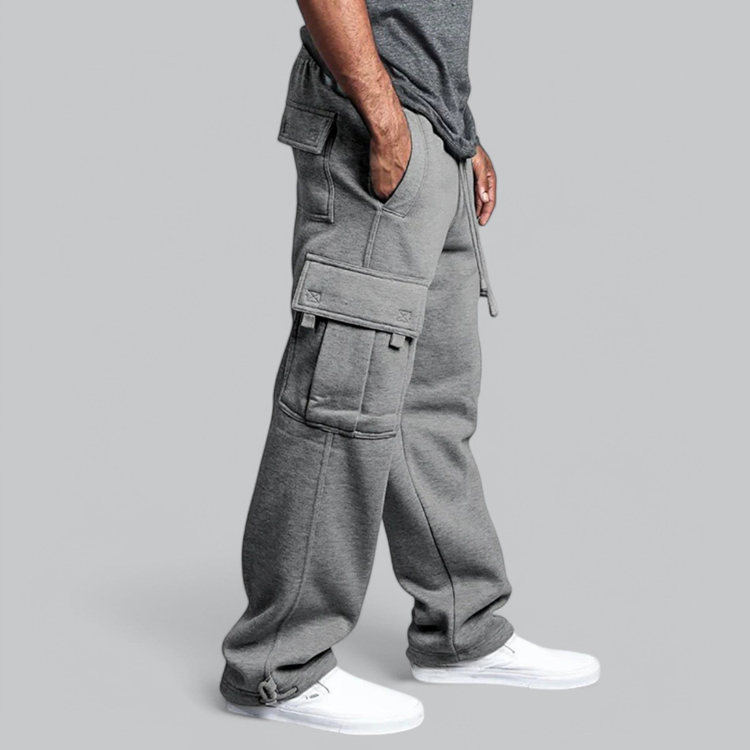 Coledro | Men's Relaxed Fit Cargo Track Pants