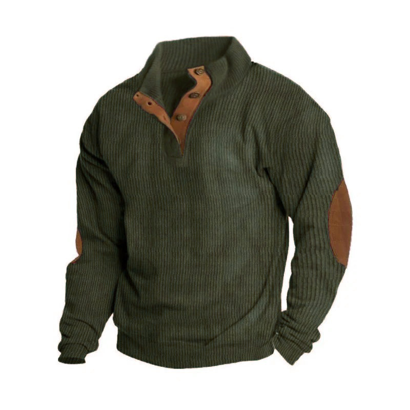 Men's Outdoor Casual Stand Collar Long Sleeve Sweatshirt