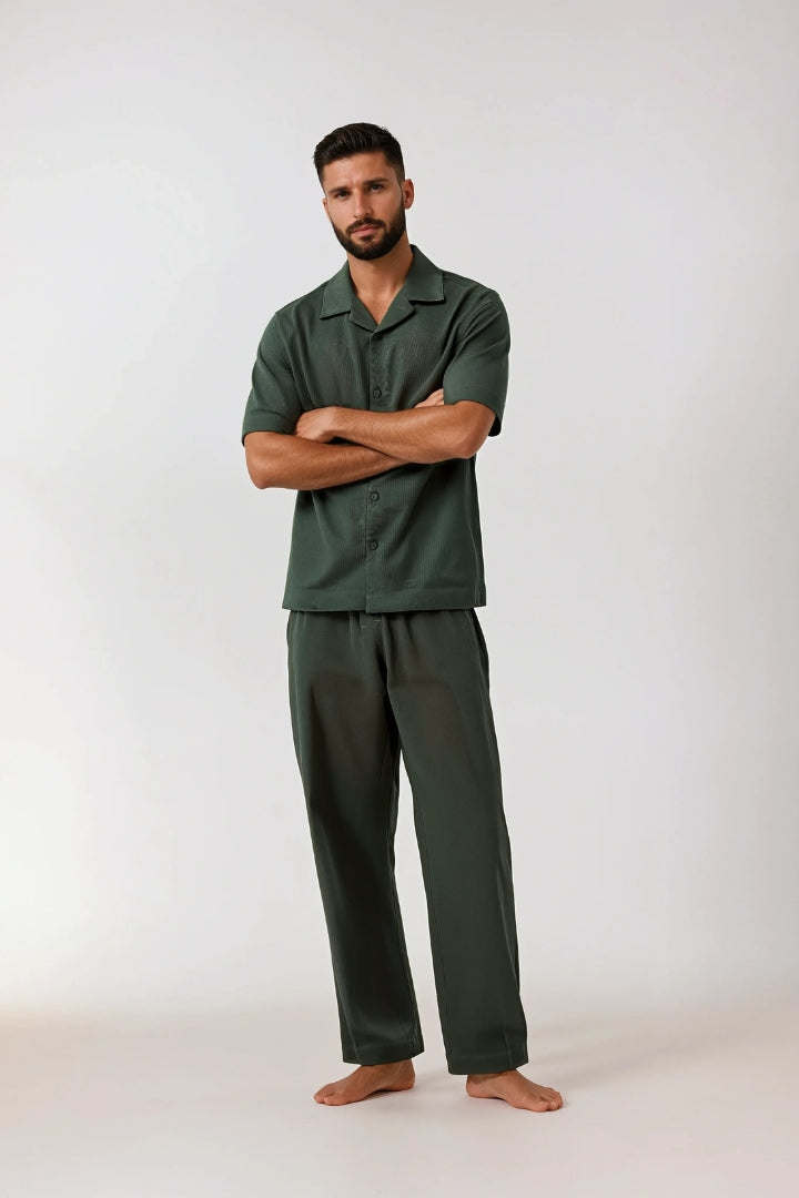 Derek| Men's Shirt and Pants Set| Two-Piece