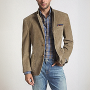 Men's Timeless Cotton Blazer - Breathable, Lightweight, All-Season Style