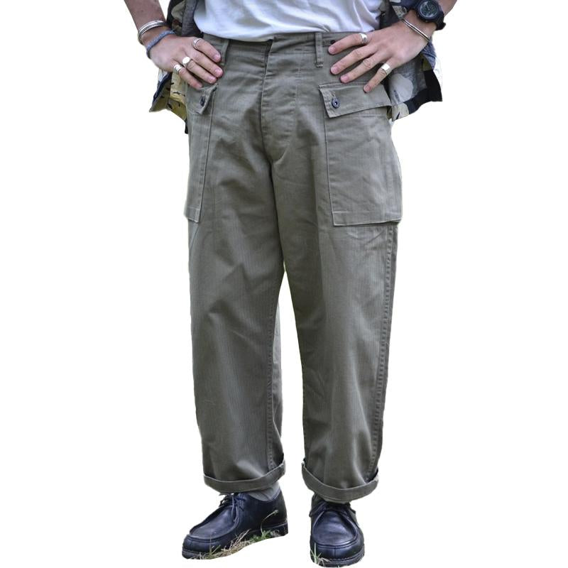 Men's Vintage Multi-pocket Straight-Leg Loose Cargo Trousers