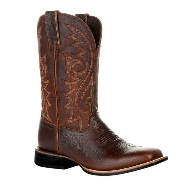 MEN'S VINTAGE EMBROIDERED TALL BOOTS