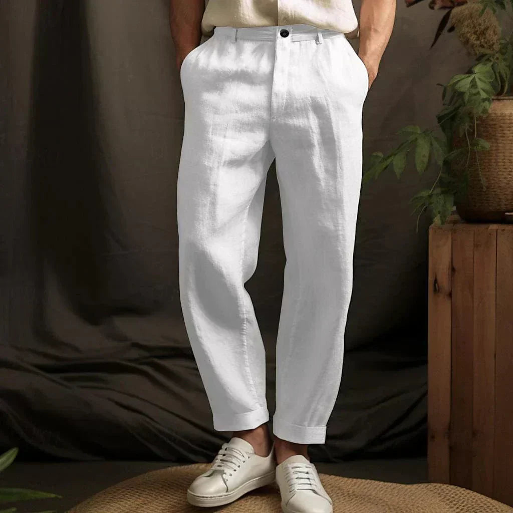Stylish and Comfortable Linen Trousers for Men