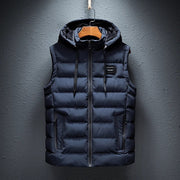 Ethan| Men's Armless Vest| With Hood
