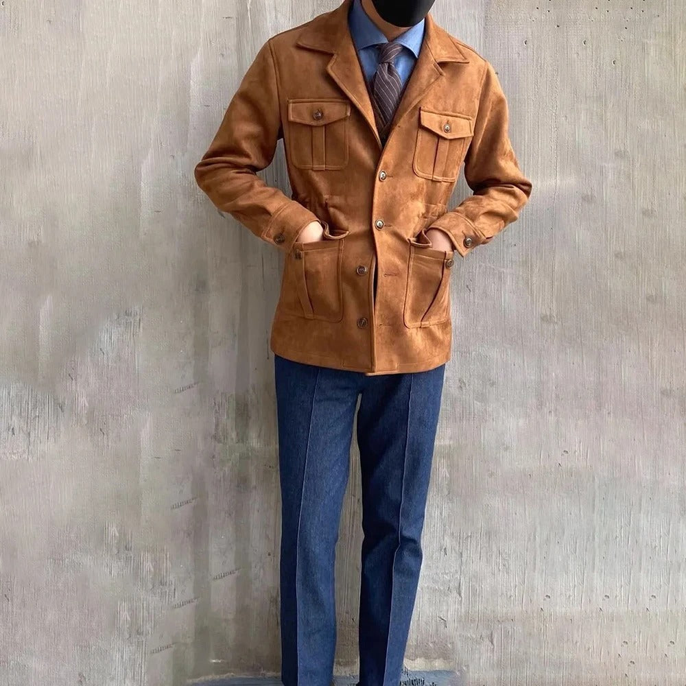 Asher| Men's Winter Trench Jacket| Overcoat
