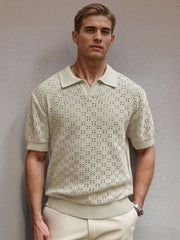 Crochet Cuban Collar Polo