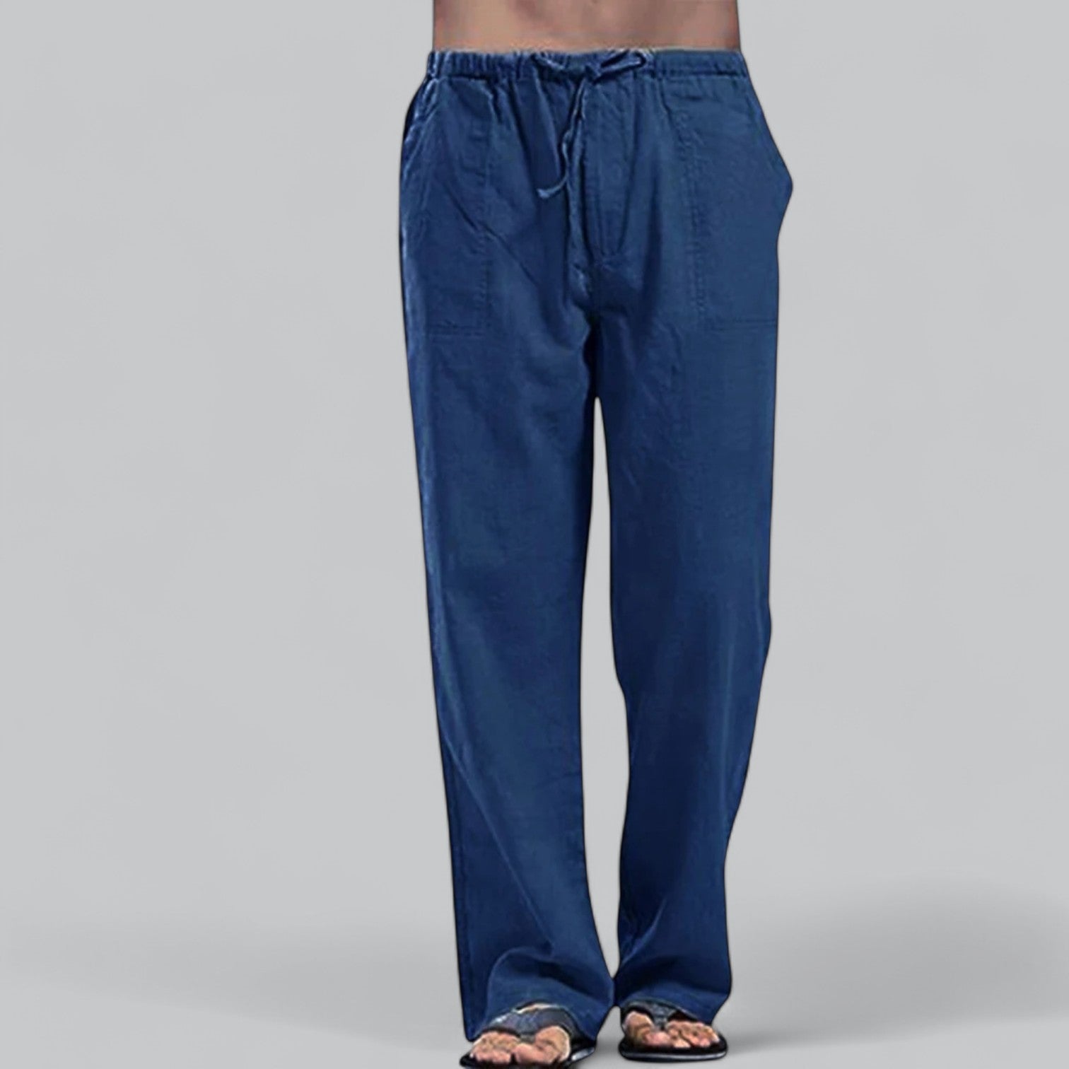 Coledro | Men's Premium Pure Linen Oversized Trouser Pants