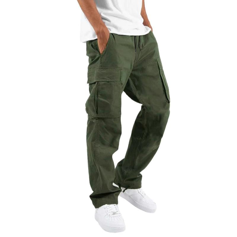 Men's Drawstring Multi-pocket Casual Cargo Pants