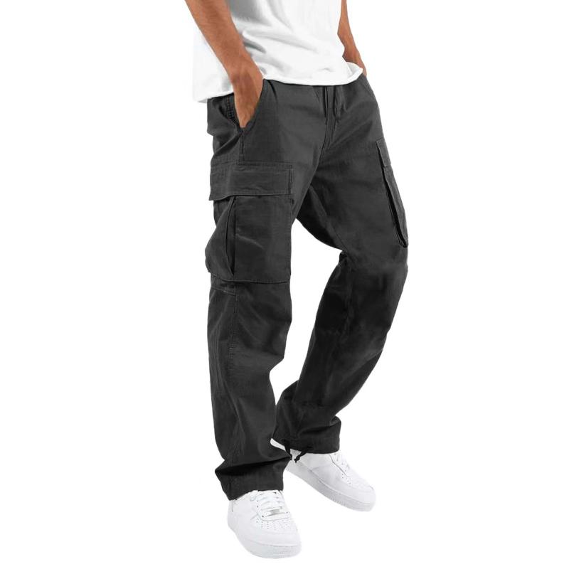 Men's Drawstring Multi-pocket Casual Cargo Pants
